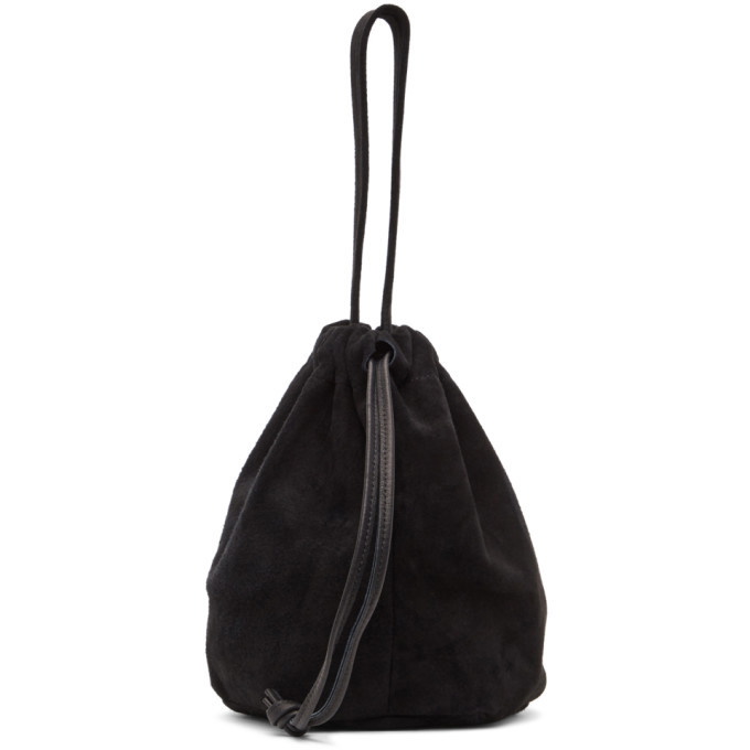 Sasquatchfabrix. Black Suede Hexagram Bag Sasquatchfabrix