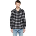 Johnlawrencesullivan Black Flannel Check Shirt