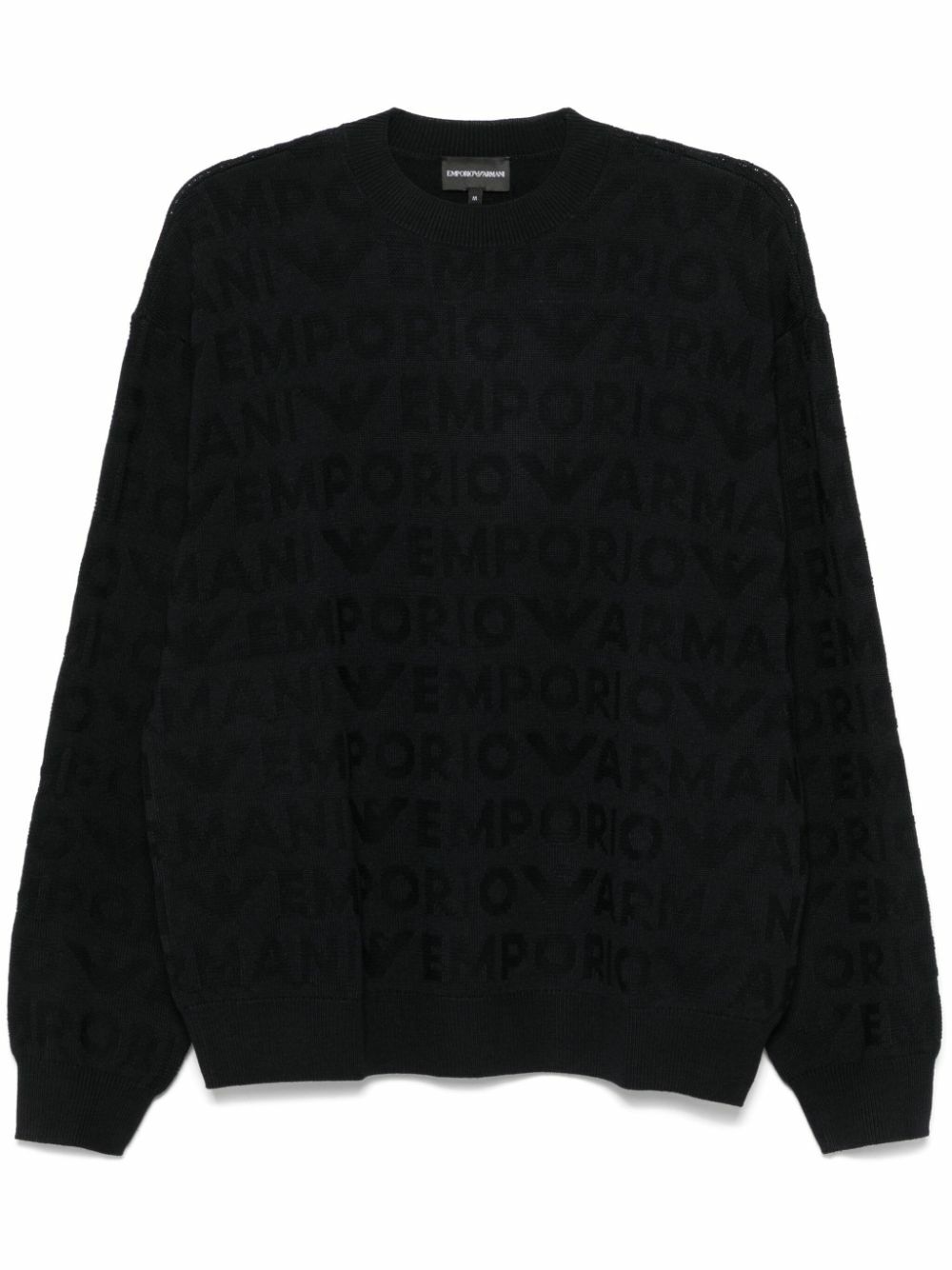 EMPORIO ARMANI - Logo Wool Sweater mens Emporio Armani