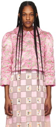 Anna Sui Pink Arcadia Blossom Jacket