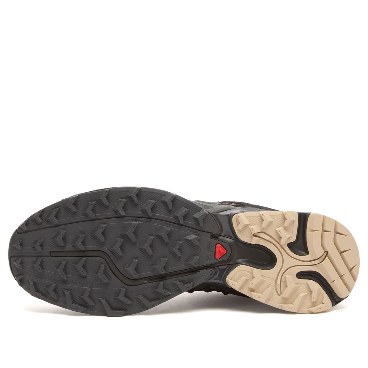 Salomon x Aries XT-Whisper Sneaker in Black/Earth Brown/Asphalt