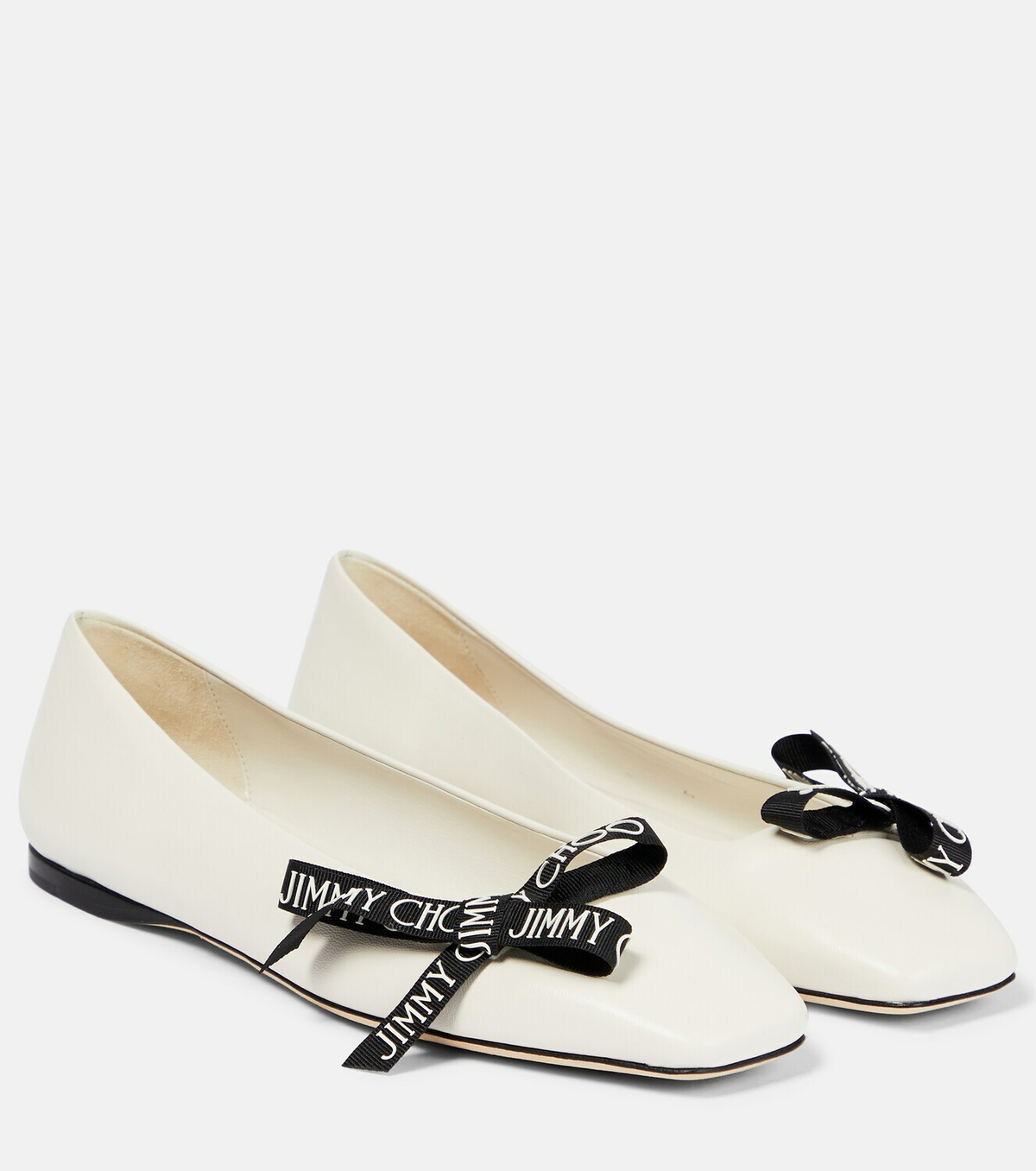 JIMMY CHOO フラット 靴 Veda leather ballet flats 802869 Jimmy Choo - Veda leather ballet flats Jimmy Choo