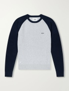 WTAPS - Ian Logo-Embroidered Cotton-Blend Sweater - Gray