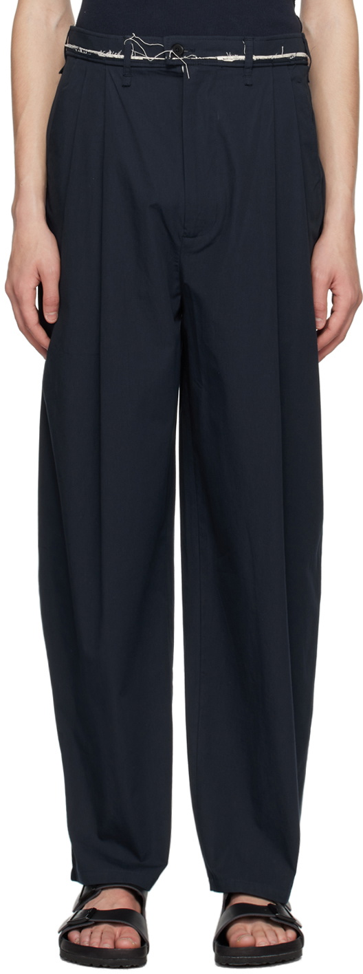 Camiel Fortgens Navy Suit Trousers Camiel Fortgens