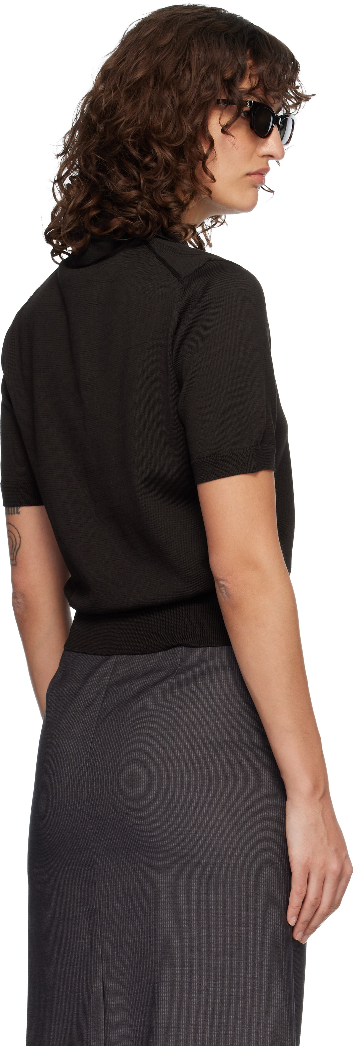 A.P.C. Brown Ruby Polo