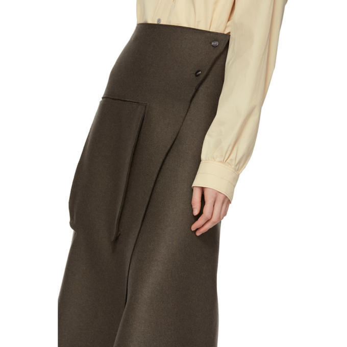 Studio Nicholson Green Hiro Skirt Studio Nicholson 