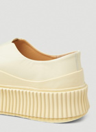 Vulcanised Slip On Sneakers in Cream