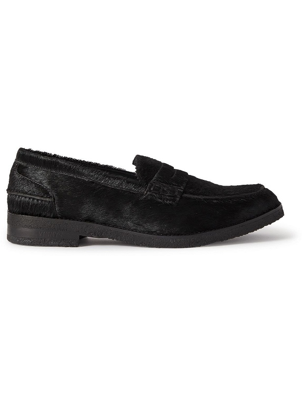 Photo: VINNY's - Paname Full-Grain Leather Penny Loafers - Black