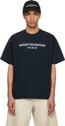 WOOYOUNGMI Navy Logo T-shirt