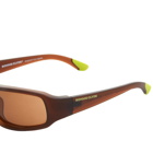 Bonnie Clyde Best Friend Sunglasses in Brown/Brown