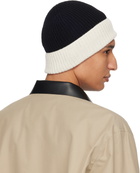 Givenchy Black & Off-White Wool Beanie