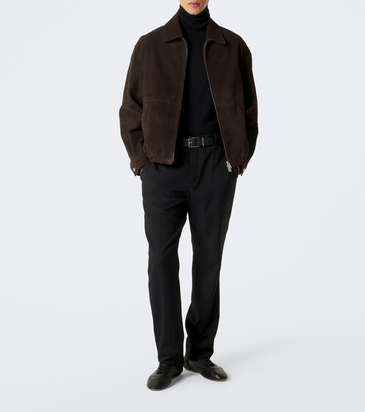 Arma Maddox suede blouson jacket