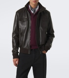Dolce&Gabbana Leather blouson jacket