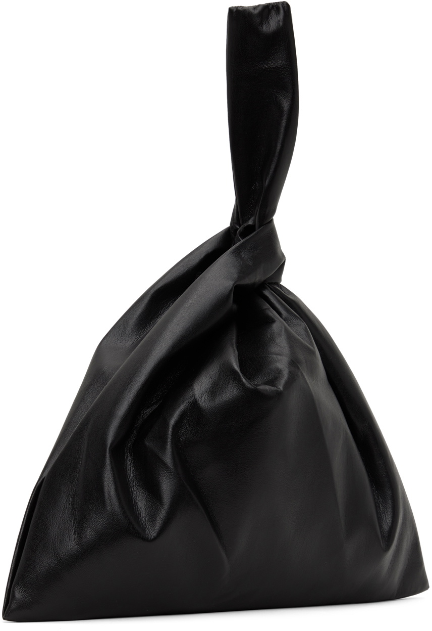 Nanushka Black Jen Large Alt-Leather Clutch