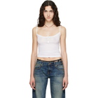 Raimundo Langlois White Henley Camisole