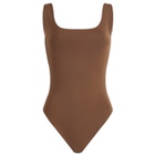 Entire Studios Women's Square Neck Bodysuit in Brunette