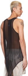 Rick Owens Black Champion Edition Basketball Tank Top