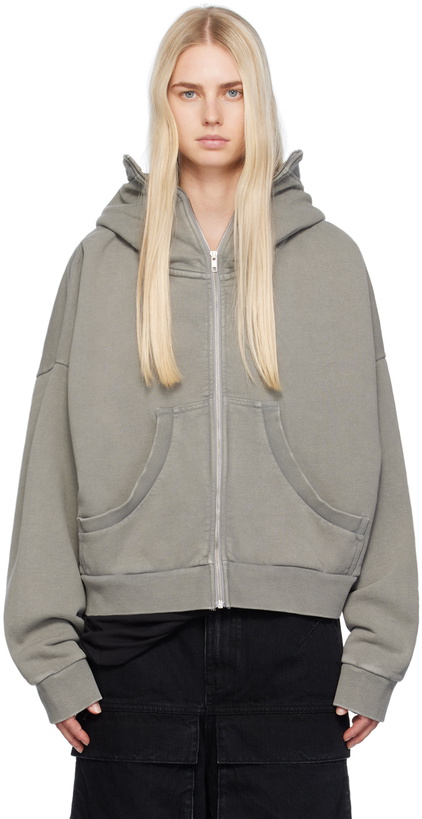 Photo: Entire Studios Gray Full Zip Hoodie