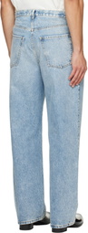 Maison Margiela Blue Stone Bleached Denim Jeans