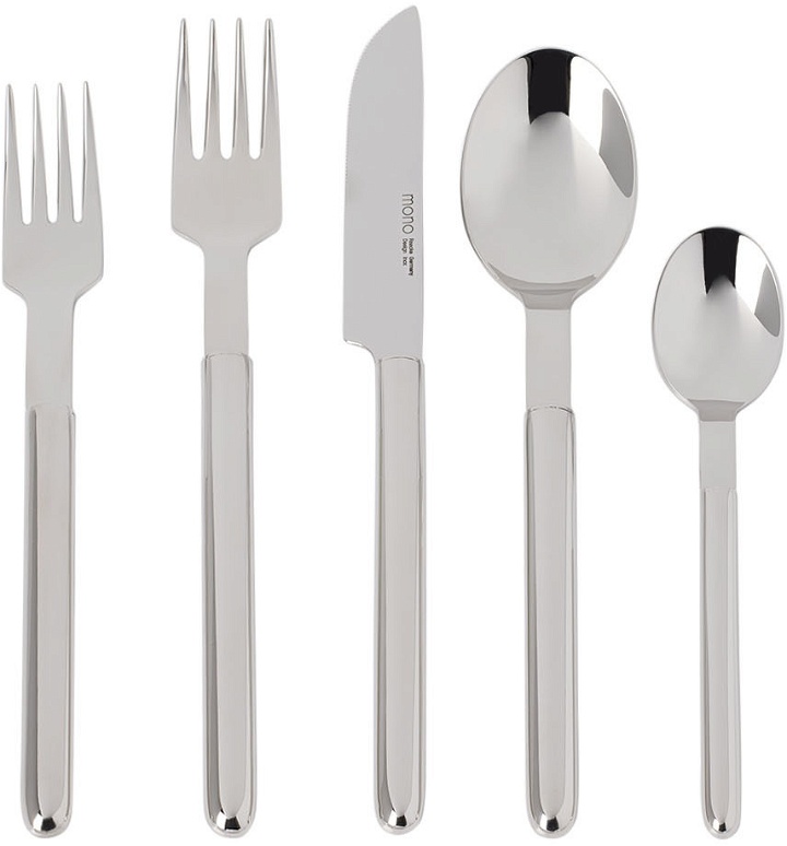 Photo: Mono Stainless Steel Five-Piece Oval Cutlery Set