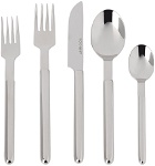 Mono Stainless Steel Five-Piece Oval Cutlery Set
