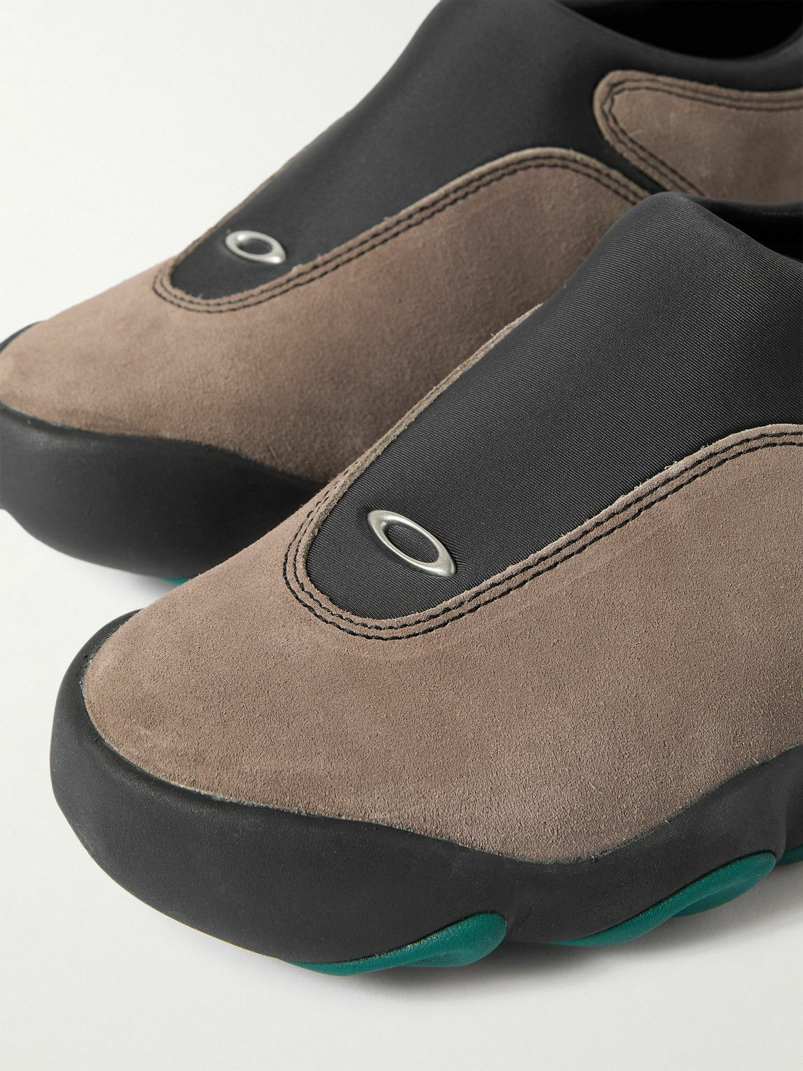 Oakley Factory - Brain Dead Suede and Stretch-Knit Slip-On  display picture 3