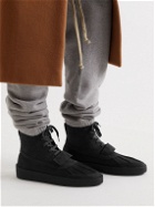 Fear of God - Panelled Nubuck Duck Boots - Black