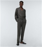 Dolce&Gabbana Striped silk pajama bottoms