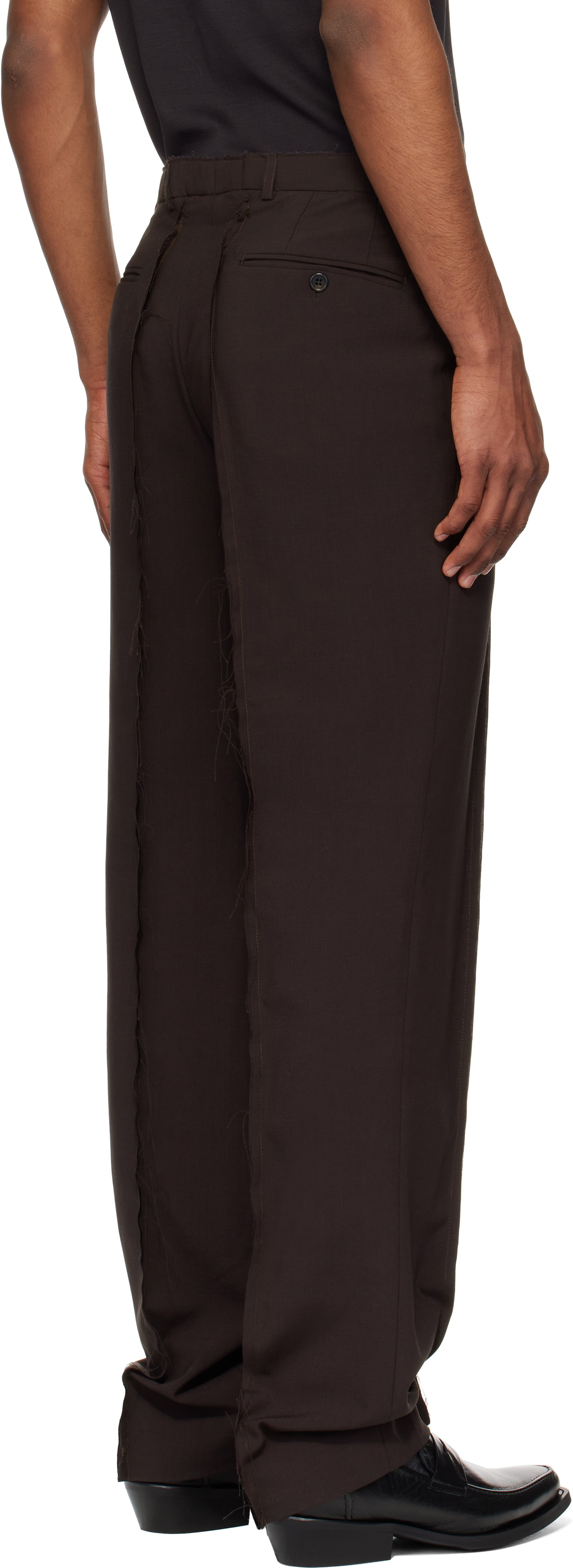HODAKOVA SSENSE Exclusive Horse Hair Trousers