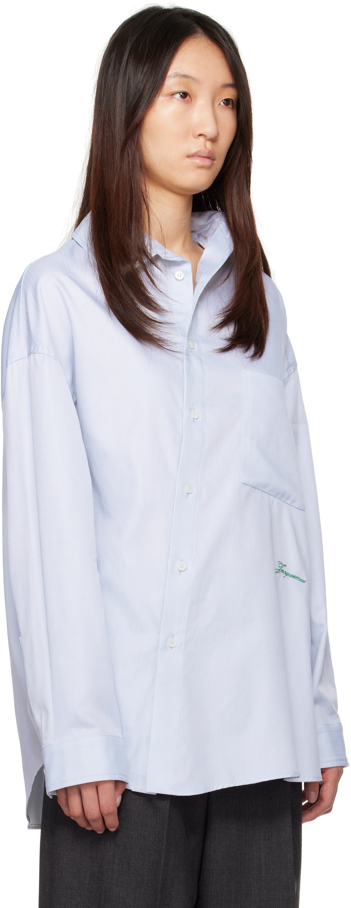JACQUEMUS Blue La Croisière 'The Cuadro' Shirt