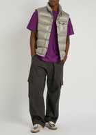 Moncler Grenoble Nantu Padded Shell Gilet Grey