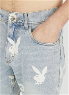 x Playboy Scatter Jeans in Light Blue