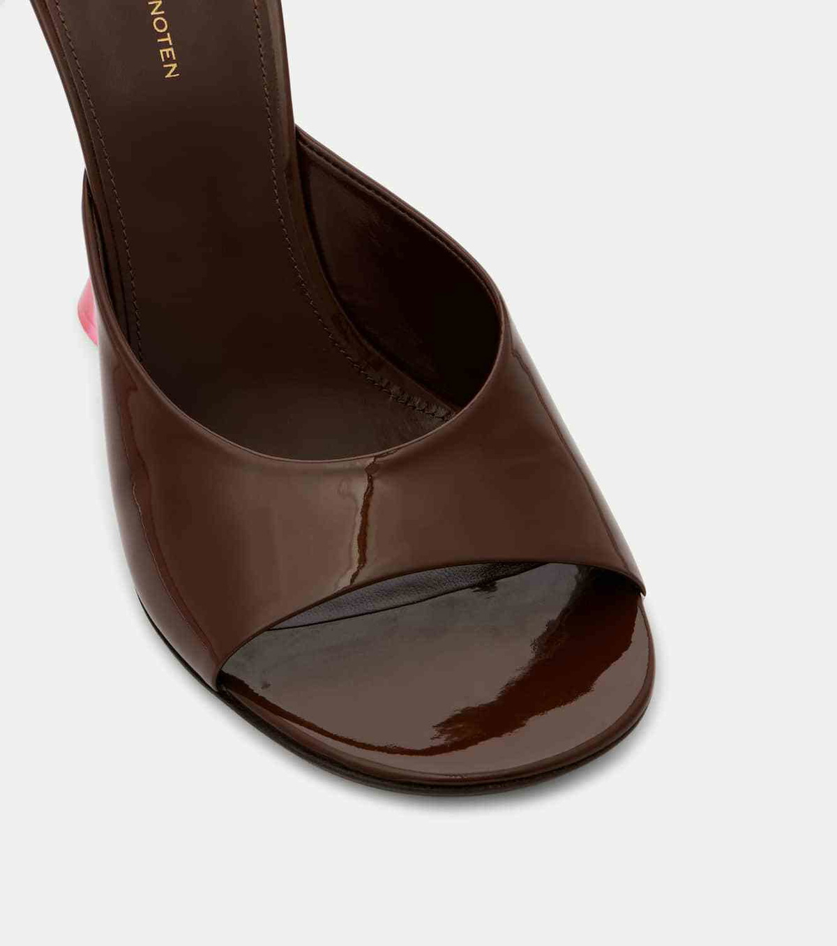 Dries Van Noten Bulle 105 patent leather mules Dries Van Noten