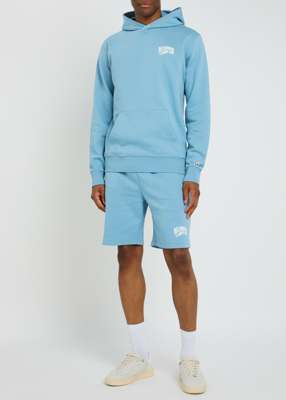 Billionaire Boys Club Small Arch Logo-printed Cotton Shorts Light Blue