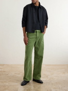 Auralee - Herringbone Wool Blouson - Black