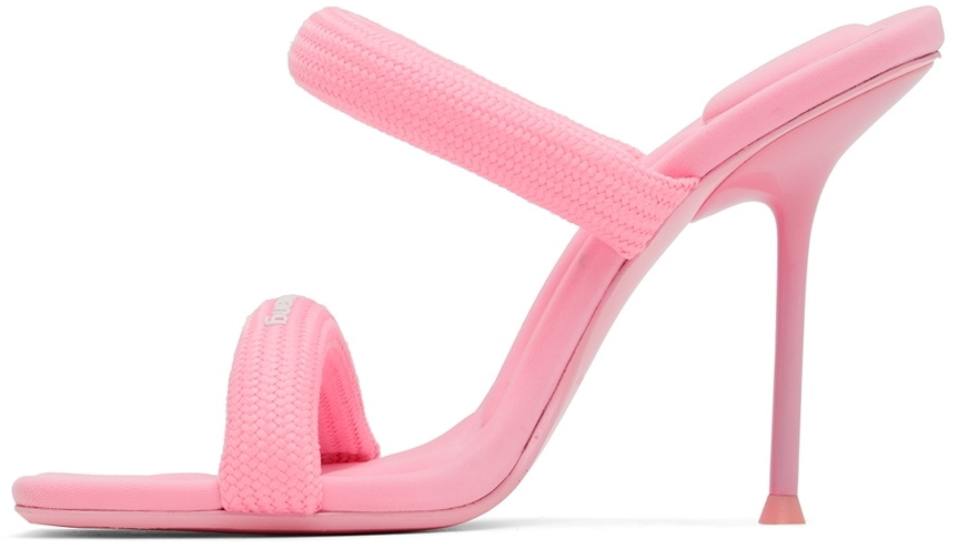 Alexander Wang Pink Padded Julie Heeled Sandals