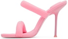 Alexander Wang Pink Padded Julie Heeled Sandals