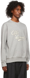 Comme des Garçons Homme Grey Embroidered Logo Sweatshirt