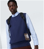 GR10K - Embroidered cotton sweater vest