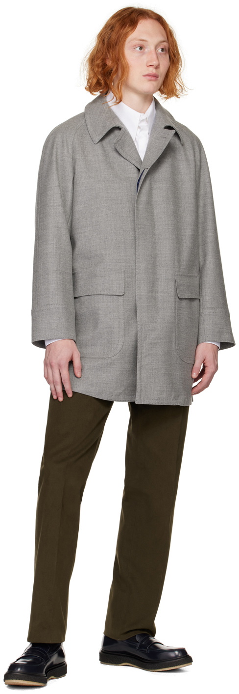 Ring Jacket Brown Pleated Trousers
