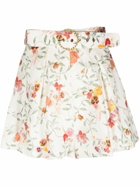 ZIMMERMANN - Floral Print Linen Shorts