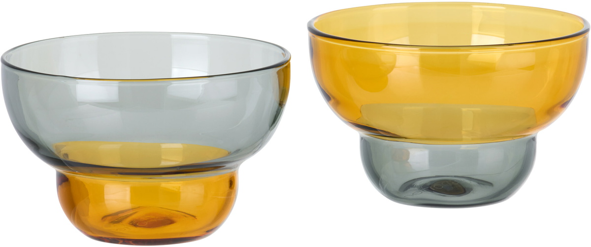 POLSPOTTEN Yellow & Gray Mizu Kiri Cup Set