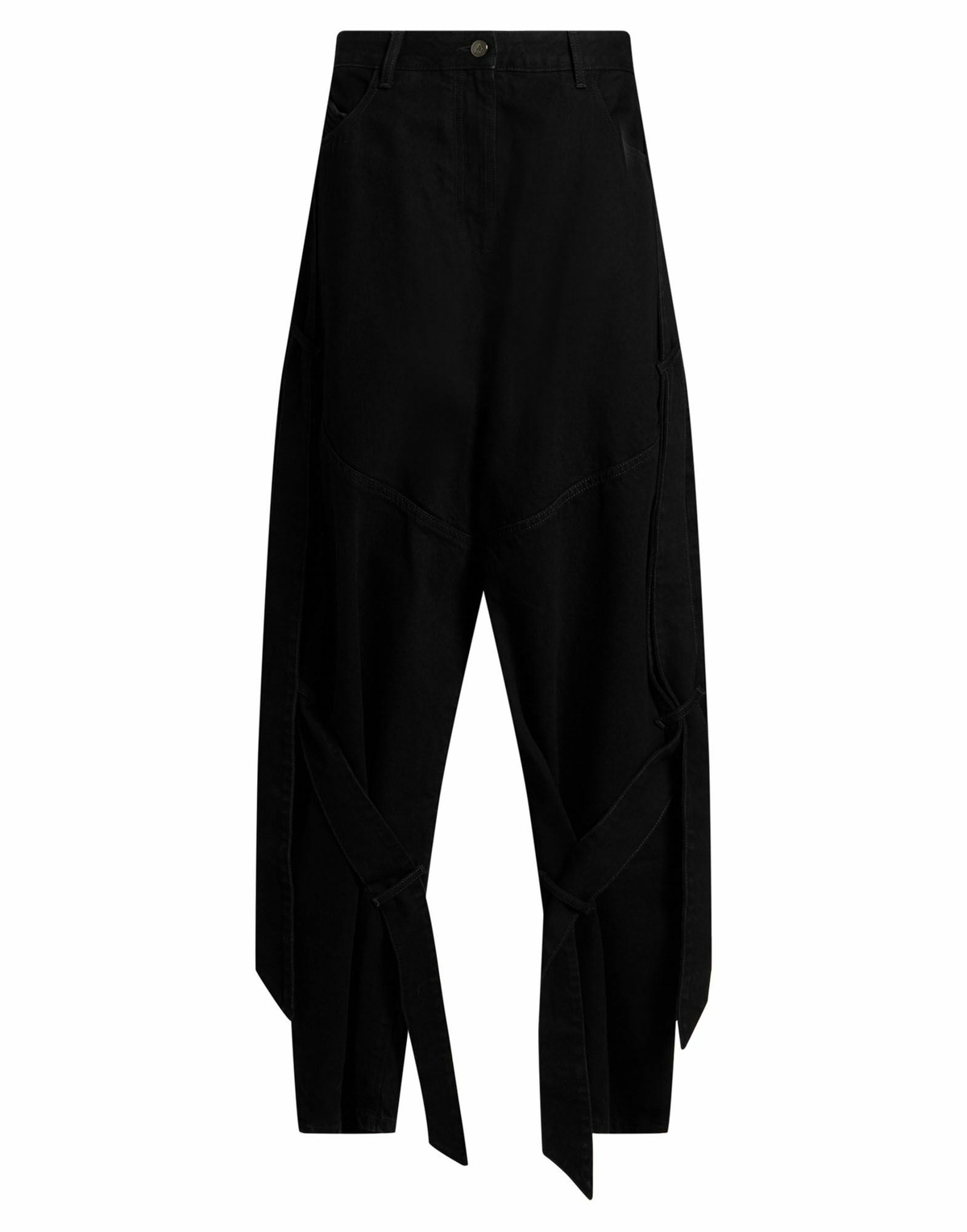 The Attico Womens Jeans in Black