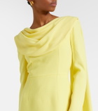 Emilia Wickstead Zaira draped crêpe gown