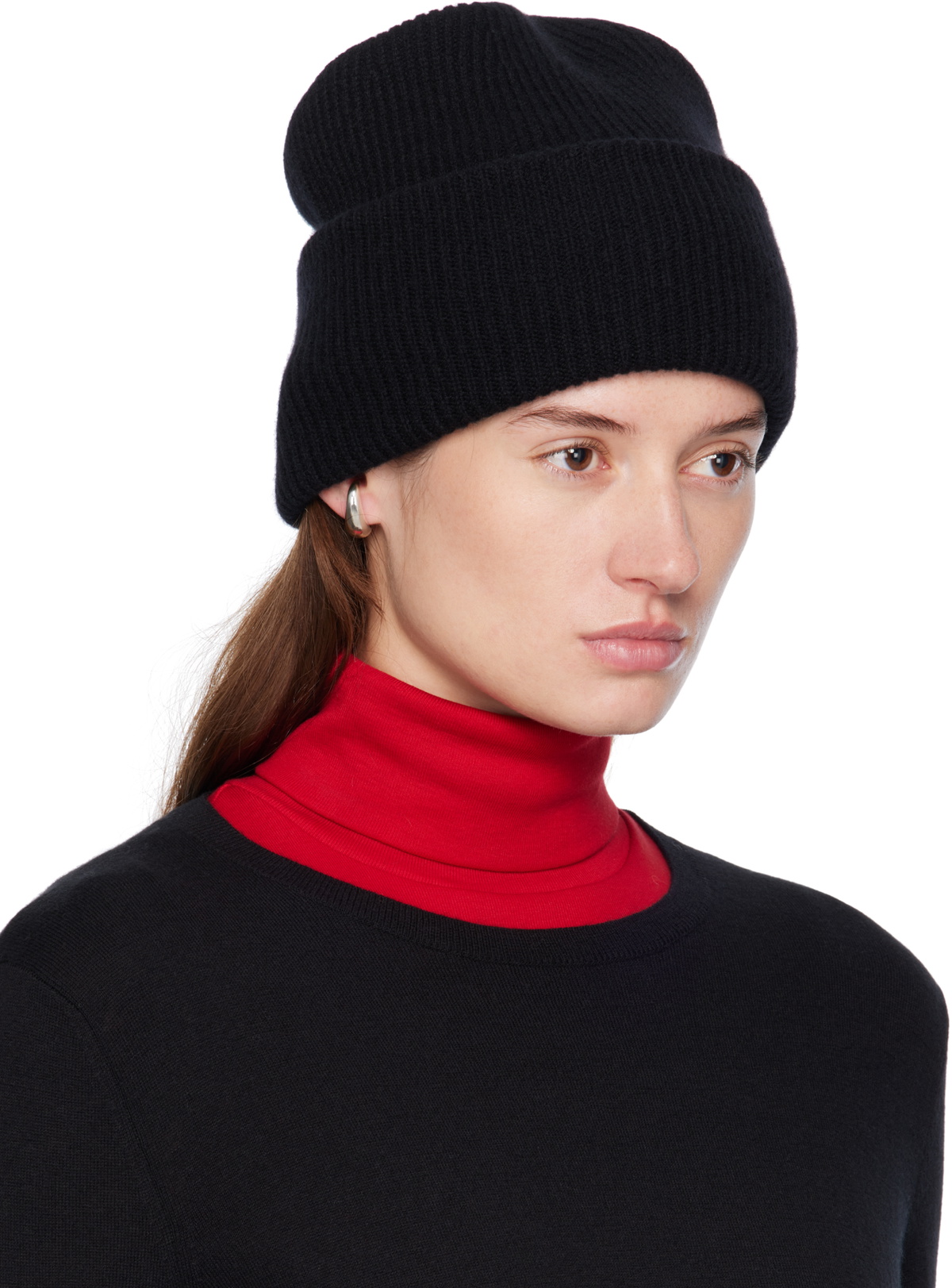 LISA YANG Black 'The Stockholm' Beanie