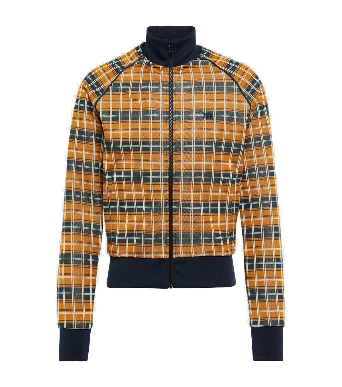 Wales Bonner チェック柄ジャケット Wales Bonner - Samuel checked track jacket Wales Bonner