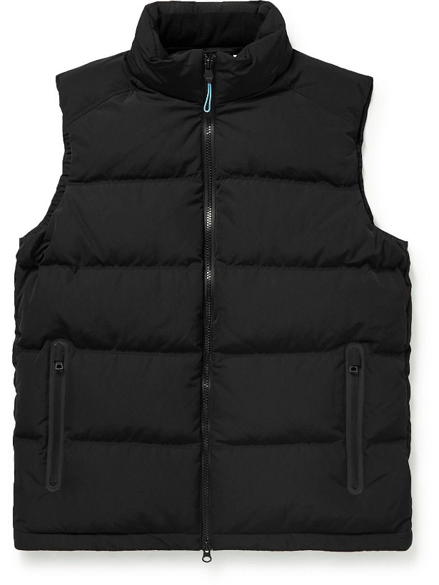Photo: Orlebar Brown - Downtown Capsule Sommers Quilted Padded Shell Down Gilet - Black