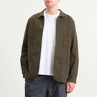 Portuguese Flannel Men's Labura Chore Jacket in Olive