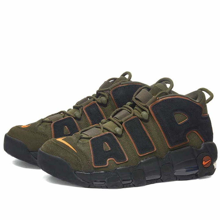 Photo: Nike Men's Air More Uptempo '96 Sneakers in Cargo Khaki/Black