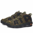 Nike Men's Air More Uptempo '96 Sneakers in Cargo Khaki/Black